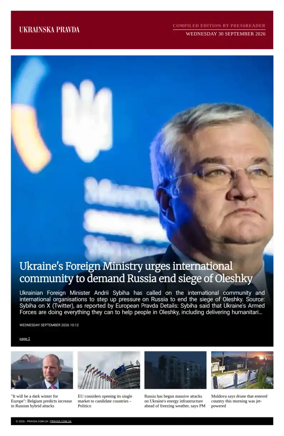 Cover of Ukrainska Pravda