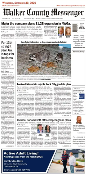 Cover of Walker County Messenger