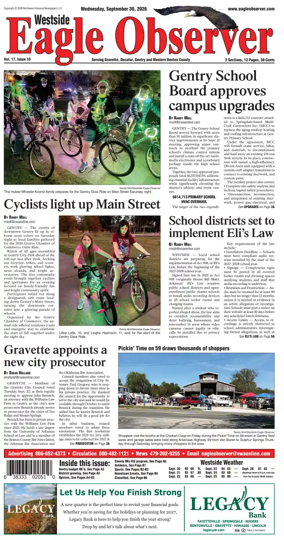 Cover of Westside Eagle-Observer