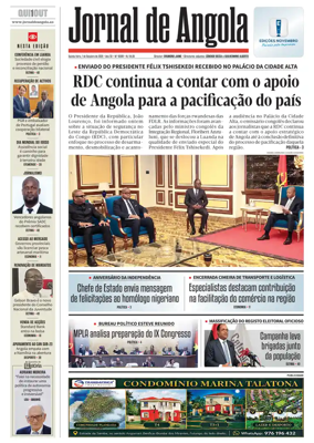 Cover of Jornal de Angola