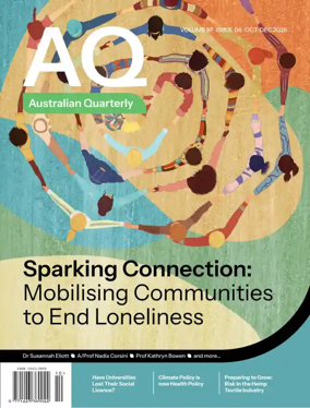 Cover of AQ: Australian Quarterly