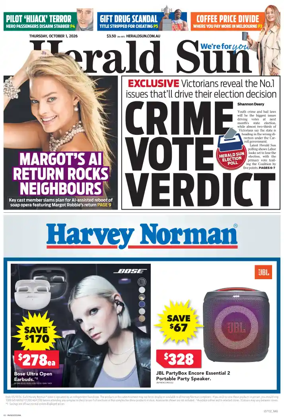 Cover of Herald Sun