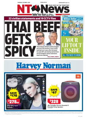 Cover of NT News