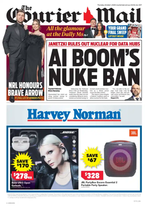 Cover of The Courier-Mail