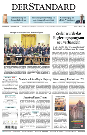 Cover of Der Standard