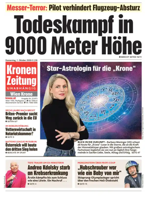 Cover of Kronen Zeitung