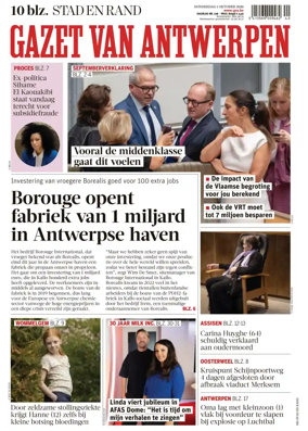 Cover of Gazet van Antwerpen Stad en Rand