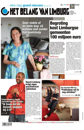 Cover of Het Belang van Limburg