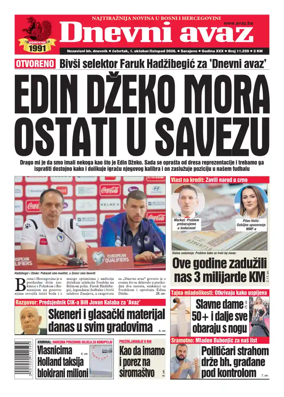 Cover of Dnevni avaz