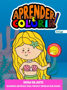 Cover of Aprender e Colorir