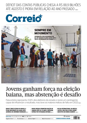 Cover of Correio da Bahia