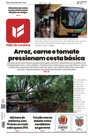 Cover of Folha de Londrina
