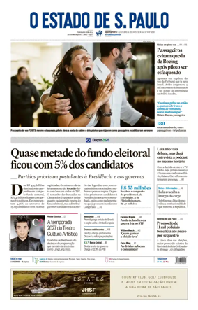 Cover of O Estado de S. Paulo