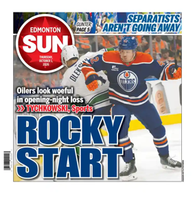 Cover of Edmonton Sun