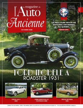 Cover of Le Magazine de l'Auto Ancienne