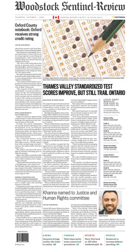 Cover of Sentinel-Review (Woodstock)