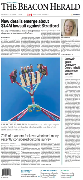 Cover of The Beacon Herald