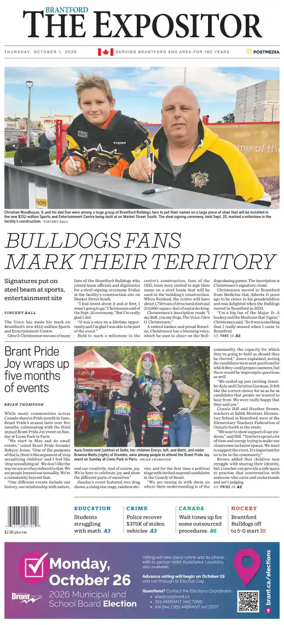 Cover of The Expositor (Brantford)