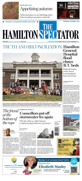 Cover of The Hamilton Spectator