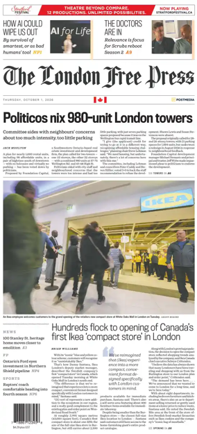 Cover of The London Free Press