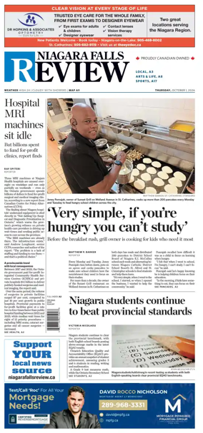 Cover of The Niagara Falls Review
