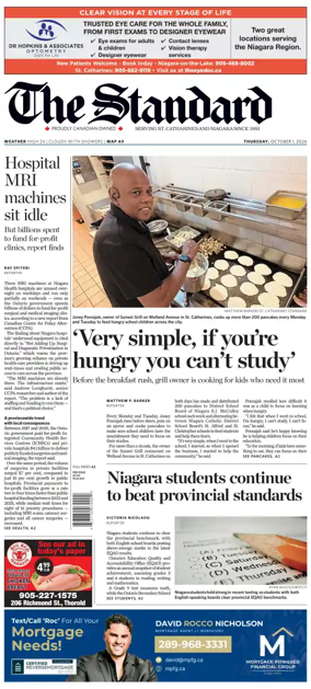 Cover of The Standard (St. Catharines)