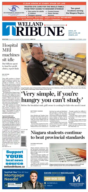 Cover of The Welland Tribune