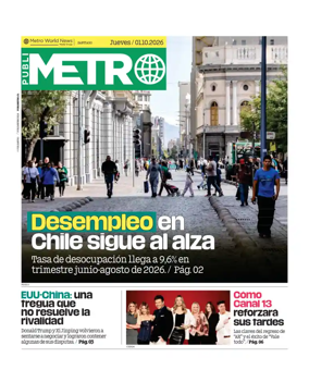 Cover of Publimetro Chile