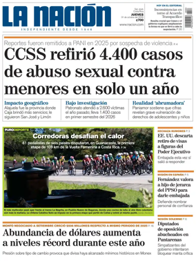 Cover of La Nacion (Costa Rica)