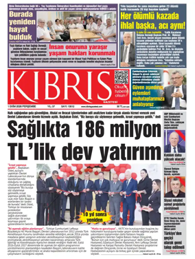 Cover of Kibris Gazetesi