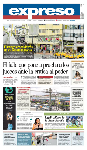 Cover of Diario Expreso