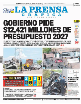 Cover of La Prensa Grafica