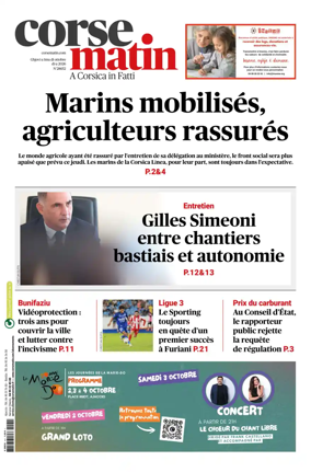Cover of Corse Matin
