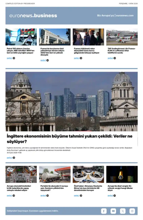 Cover of Euronews Business (Turkish) Compiled Editions