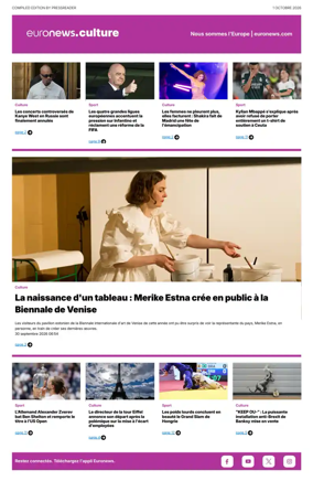 Cover of Euronews Culture (French)