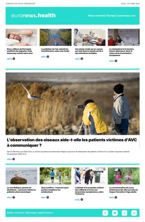 Cover of Euronews Health (French)