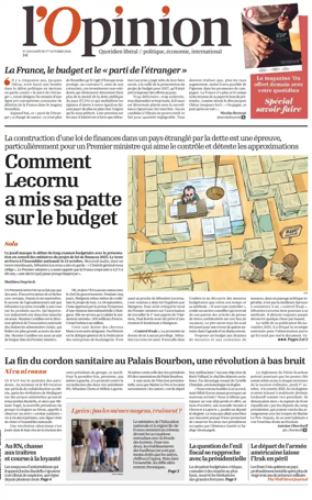 Cover of L'Opinion