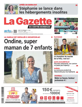 Cover of La Gazette du Centre Morbihan