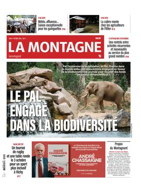 Cover of La Montagne (Vichy)