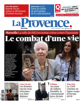 Cover of La Provence Marseille