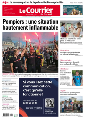 Cover of Le Courrier de l’Ouest (Nord Anjou)
