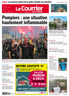 Cover of Le Courrier de l’Ouest (Saumur)