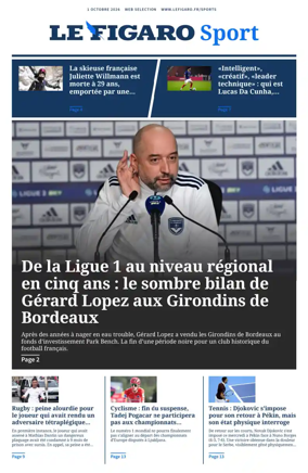 Cover of Le Figaro Sport