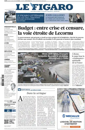 Cover of Le Figaro