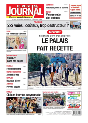 Cover of Le Petit Journal - L'hebdo local de l'Aveyron