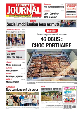 Cover of Le Petit Journal - L'hebdo local de l'Herault