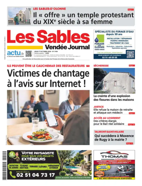 Cover of Les Sables Vendee Journal