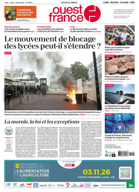 Cover of Ouest France (Caen - Bayeux - Falaise - Vire)