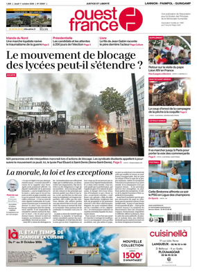 Cover of Ouest-France (Lannion / Paimpol / Guingamp)