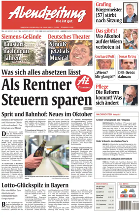 Cover of Abendzeitung Munchen